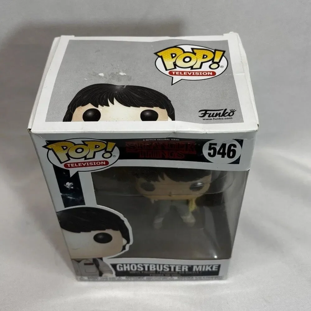 Stranger Things Ghostbusters Funko Pop Lot - Dustin 549 & Mike 546 Set